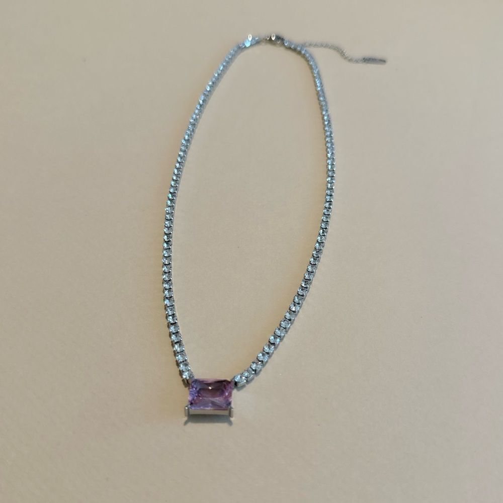 Tennis necklace #1326 - Picture 3 of 4